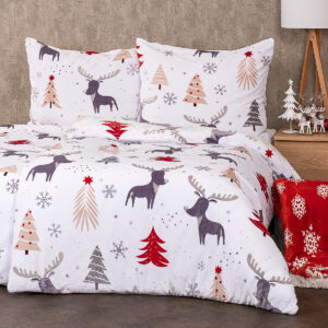 4Home Cute reindeer mikroflanel ágynemű