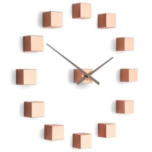 Future Time FT3000CO Cubic copper Design falra ragasztható óra