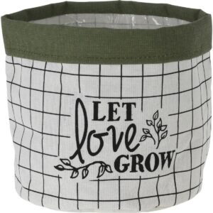 Let Love Grow textil virágtartó kaspó