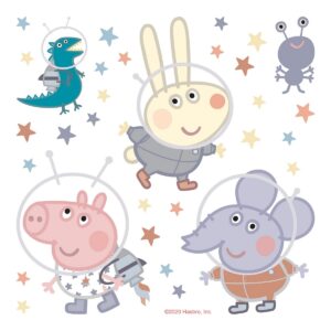 Peppa pig Space öntapadó dekoráció