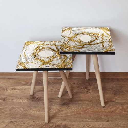 2SHP Beige kisasztal szett