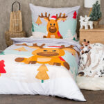 4Home Christmas reindeer pamut ágyneműhuzat