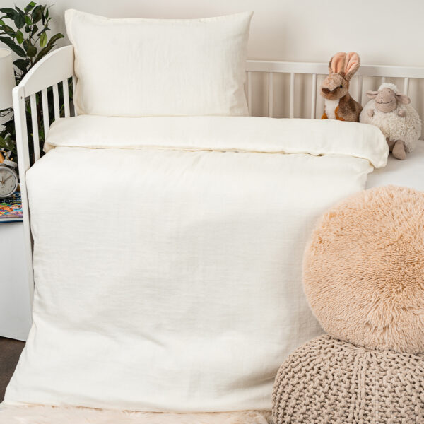 4Home Cream muszlin gyerek ágyneműhuzat kiságyba