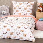 4Home Cute animals gyerek pamut ágyneműhuzat