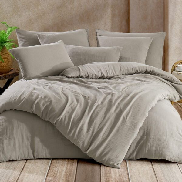4Home Grey muszlin ágyneműhuzat