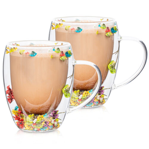 4Home Hot&Cool Flowers thermo pohár 350 ml