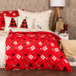 4Home karácsonyi pamut ágyneműhuzat Christmas joy