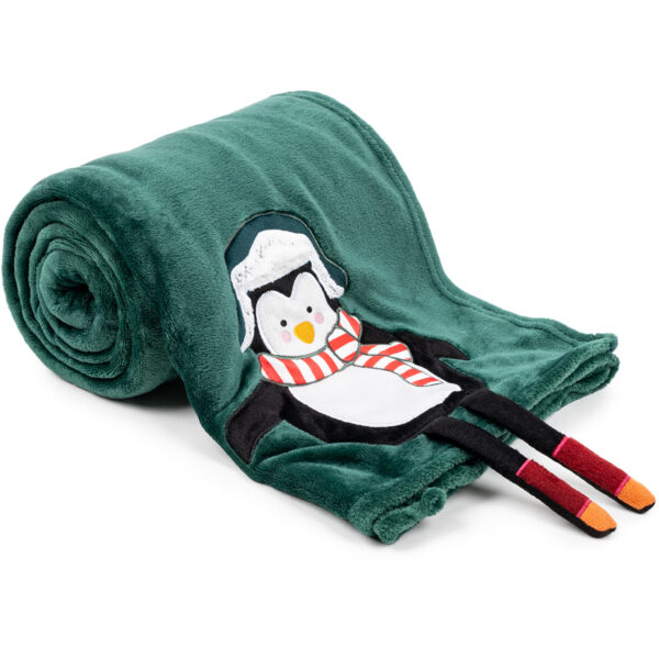 4Home Penguin karácsonyi pléd