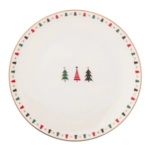Altom Porcelán desszert tányér Modern Tree 20 cm