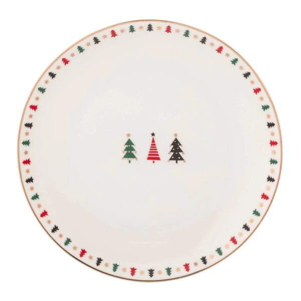Altom Porcelán desszert tányér Modern Tree 20 cm