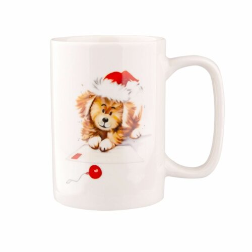 Altom Xmas Dog D porcelán bögre