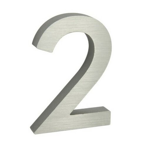 Alumínium "2" házszám
