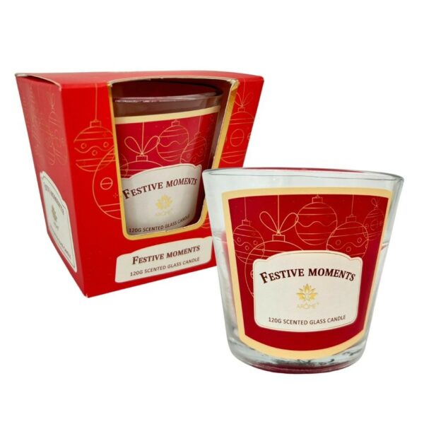 Arome Festive Moments gyertya üvegben