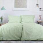 B.E.S. Petrovice Exkluziv Green flowers pamut ágyneműhuzat