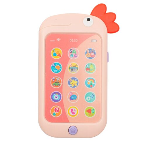 Baby Mix Baba telefon Papagáj rózsaszín