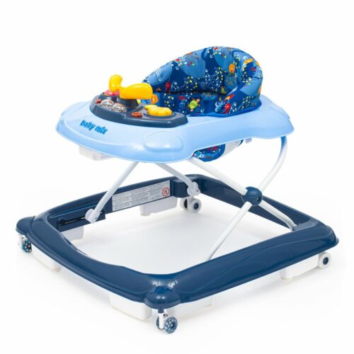 Baby Mix Gyerek járókeret kormánykerékkel ésszilikon kerekekkel