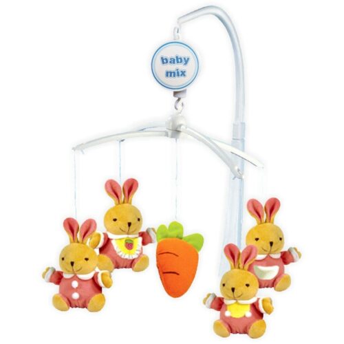Baby Mix Körhinta a kiságy felett Nyuszik