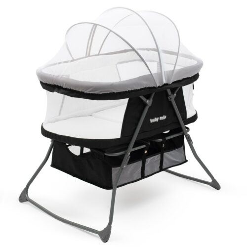 Baby Mix Összecsukható bölcső Dreamy Nest fekete
