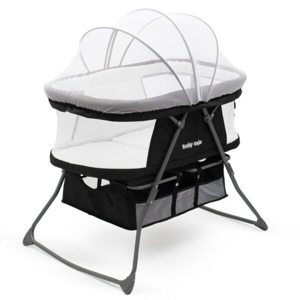 Baby Mix Összecsukható bölcső Dreamy Nest fekete