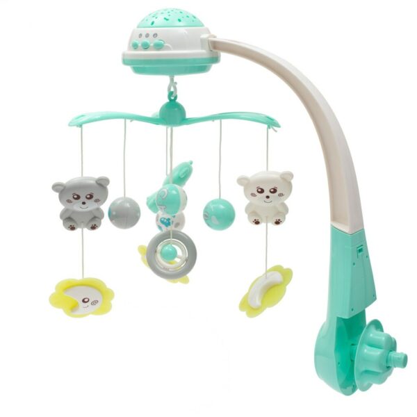 Baby Mix körhinta a kiságy felett fényvetítővel