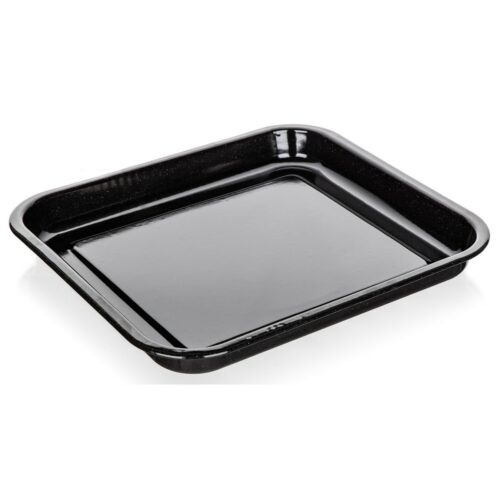 Bankett Zománc sütőedény CULINARIA Fekete 41 x 37x 4 cm