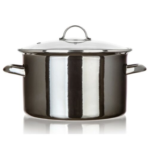Bankett Zománcozott edény METALLIC Fekete 26 cm