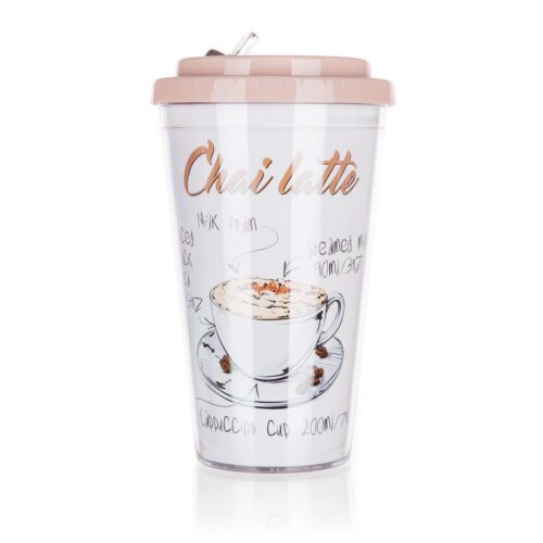 Banquet COFFEE Chai latte Utazó bögre dupla falú