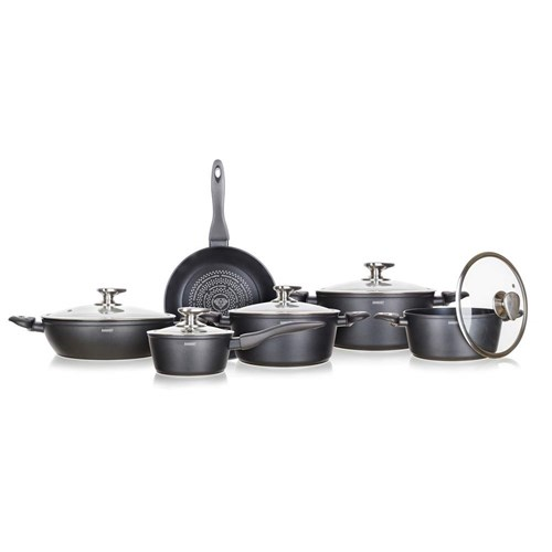Banquet Diamon Matte Grey edénykészlet  tapadásmentes felülettel