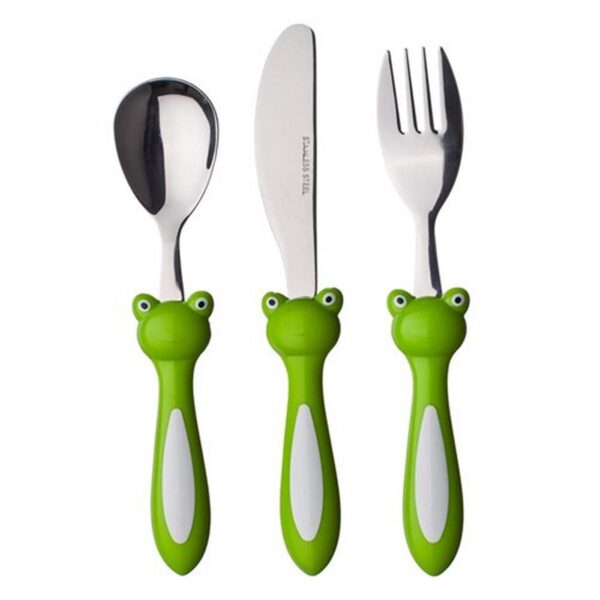 Banquet Frog 3 db-os gyermek evőeszközkészlet