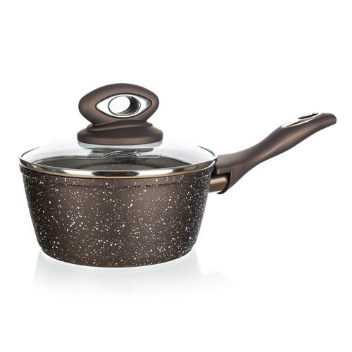 Banquet mély serpenyő tapadásmentes felülettel Premium Dark Brown 16 cm