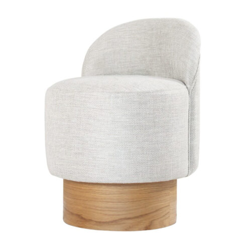 Barren Puf Light Grey zsámoly
