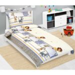 Bellatex Gyermek pamut ágynemű Junior Safari bézs