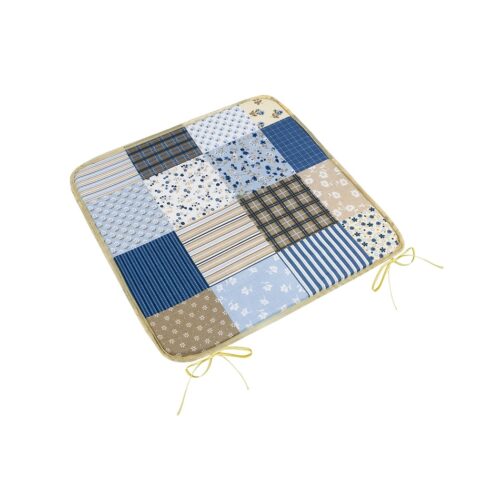 Bellatex Ülőpárna Adele sima Patchwork kék