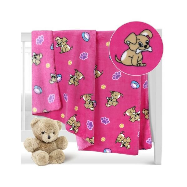Bellatex baba takaró Ella Puppy rózsaszín