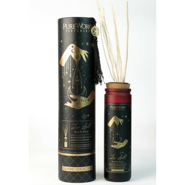 Bio diffúzor Rose & Peony 100 ml fűzfapálcával