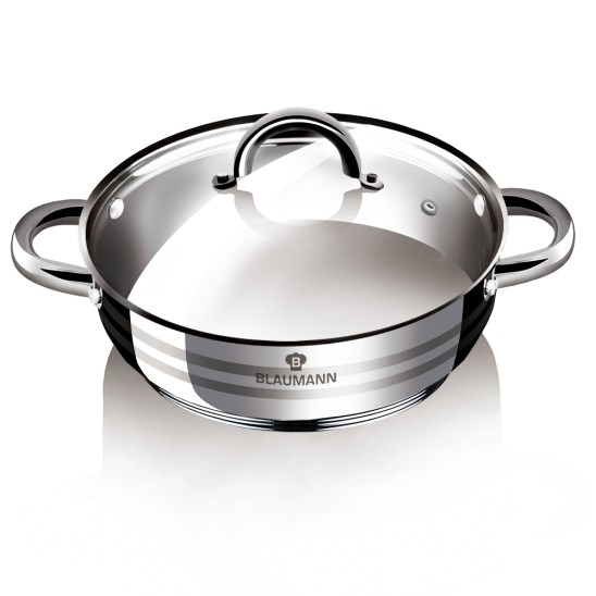 Blaumann Serpenyő fedővel Gourmet Line 20 cm