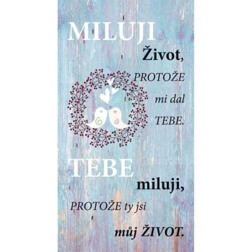 Bohémia Ajándékok Dekoratív festmény Szeretem azéletet