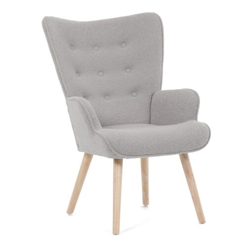Bouclé GREY2 fotel