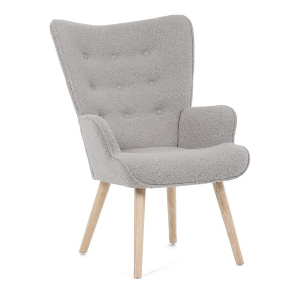 Bouclé GREY2 fotel