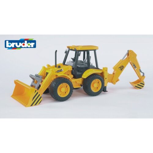 Bruder 02428 Traktor JCB homlokrakodó és  kotrógép