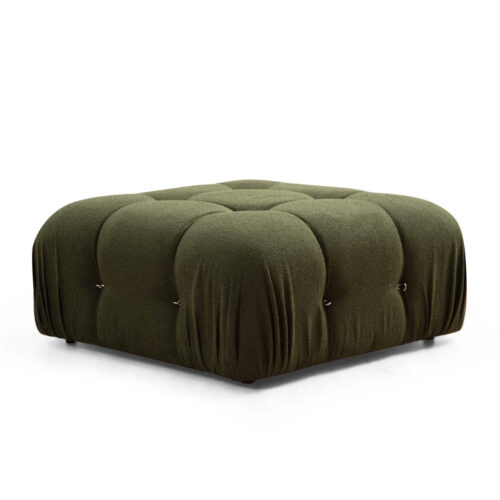 Bubble Pouffe Green zsámoly
