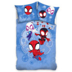 Carbotex Spidey Kis hősök gyerek pamut ágyneműhuzat 140x 200 cm