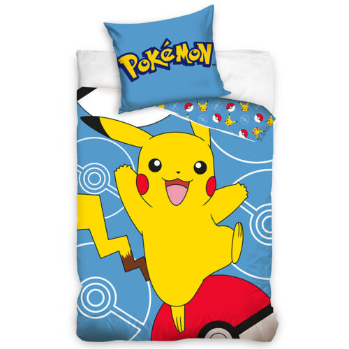Carbotex baba ágynemű Pokémon Pikachu és Pokéball