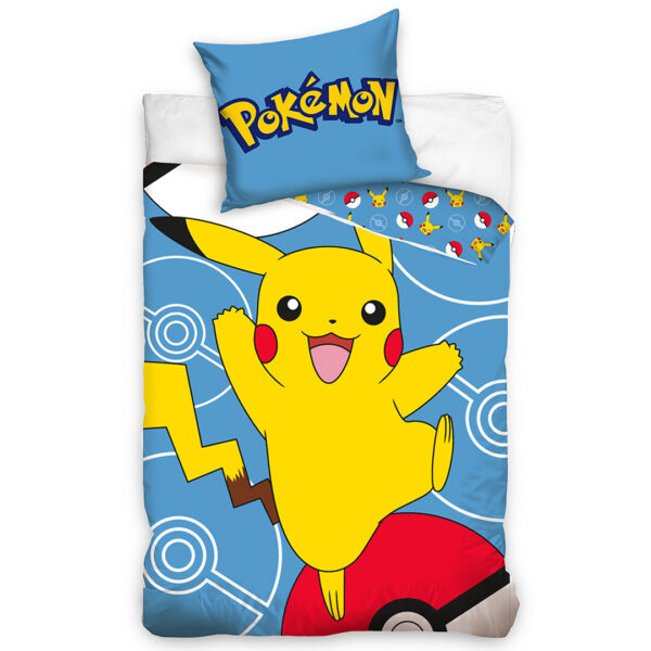 Carbotex baba ágynemű Pokémon Pikachu és Pokéball