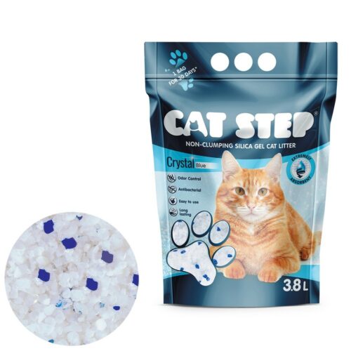 Cat Step szilikagél macskaalom Crystal Blue 1