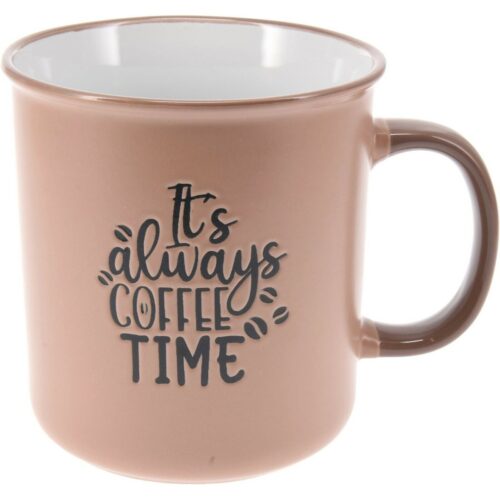 Coffee kőagyag bögre barna
