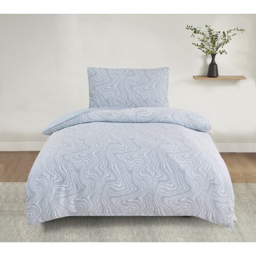 Colorado jacquard ágyneműhuzat kék