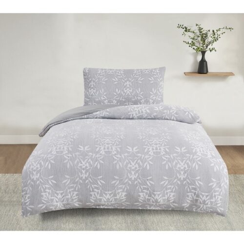 Denver jacquard ágyneműhuzat szürke