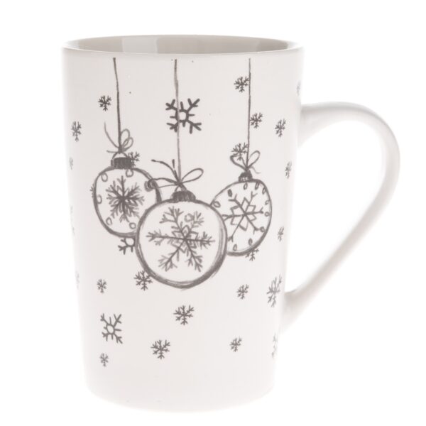 Díszek karácsonyi porcelán bögre