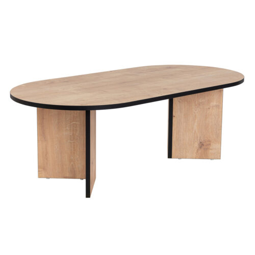 Dohányzóasztal Sable Sapphire Oak Fekete